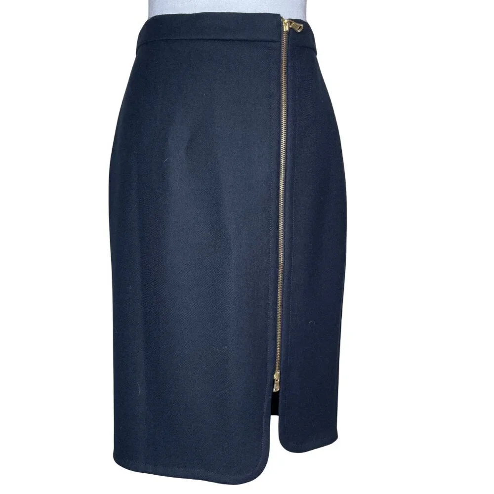 J. Crew Wool Pencil Skirt: Dark Academia Office Siren 2